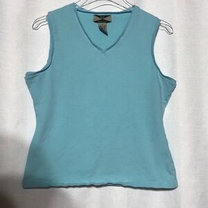525 America Sky Blue V-Neck Tank Top